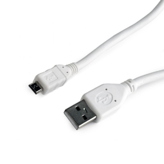 Micro-USB cable, 0.1 m, white color