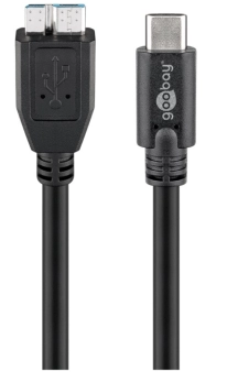 USB-C™ na Micro-B 3.0 kabel, crni