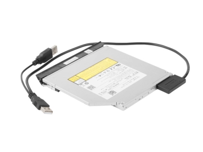 External USB to SATA adapter for Slim SATA SSD, DVD