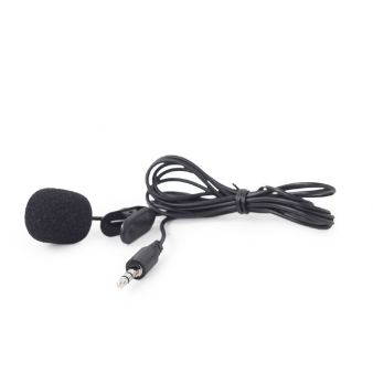 Clip-on 3.5 mm microphone, black