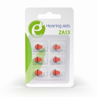 Button cell ZA13, 6-pack