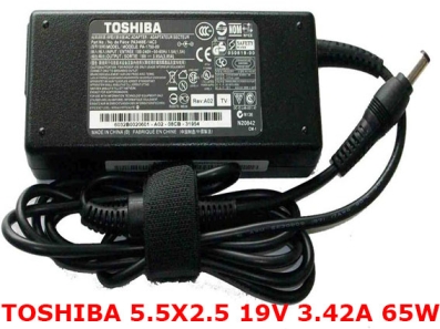 Toshiba punjač 19V, 3.42A, 65W (5.5x2.5)