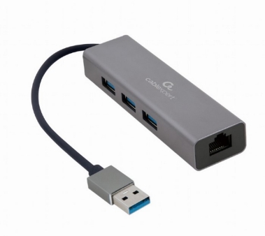 USB Hub sa gigabitnim internet adapterom, Gembird