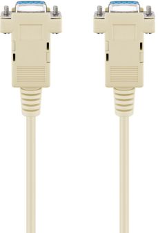 D-SUB 9-pinski konektor kabel, ženski/ženski, serijski null modem