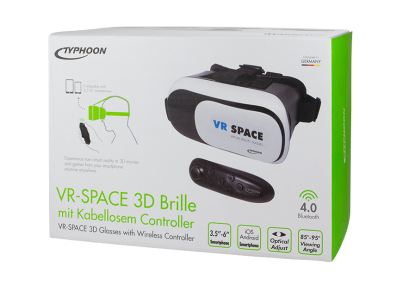 VR 3D naočare virtual, sa bežičnim kontrolerom, LogiLink