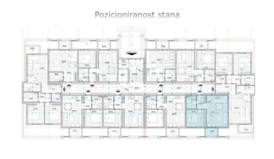 Prodaje se jednosoban stan u Zagoriču 38.55m2 + parking mjesto