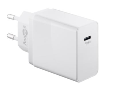USB-C adapter za brzo punjenje telefona 25W, white, Goobay