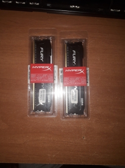 Kingstin HyperX Fury 2x4GB DIMM DDR$ 2666MHz