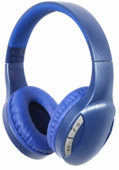 Bluetooth stereo slušalice, blue, BTHS-01-B