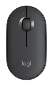 Logitech PEBBLE M350 tihi bežični miš, Graphite gray