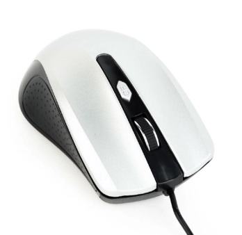 Optički miš, USB, crno-srebrni