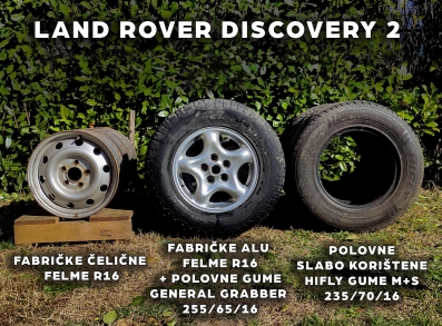 Land Rover Discovery2 Felge i Gume