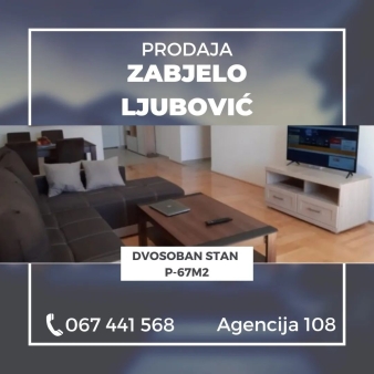 Dvosoban stan 67m2, Ljubovic, Podgorica, Prodaja