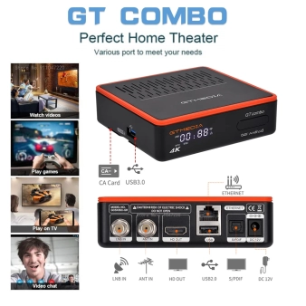  GTMEDIA GT COMBO Android Box, DVB S2/T2