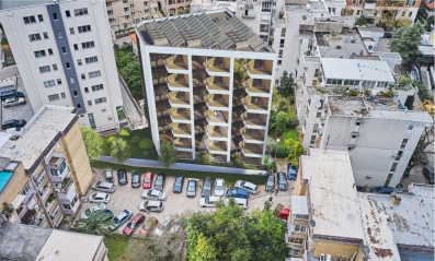 BUDVA,CENTAR-Dvosoban stan 64,19m2 u novom stambenom kompleksu