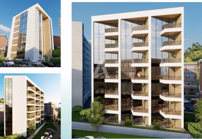 BUDVA,CENTAR-Jednosoban stan 47m2 u novom stambenom kompleksu