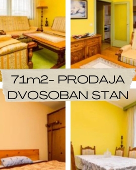 Dvosoban stan 71m2, Podgorica, Prodaja