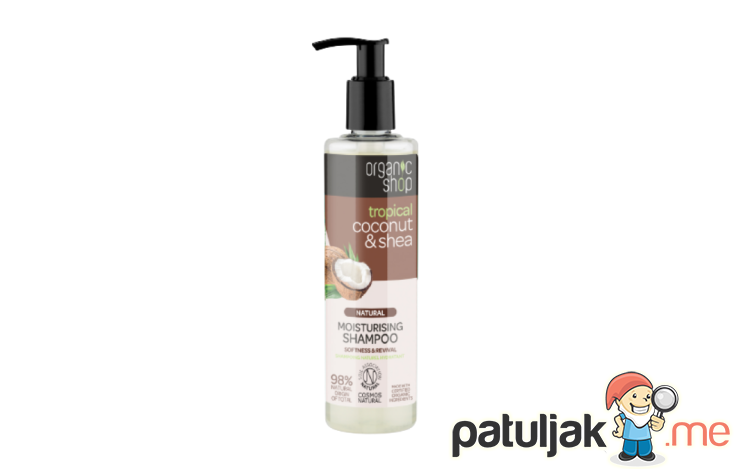 Hidrantni Šampon Organski Kokos & Shea (Organic Coconut & Shea) Mekoća i Revitalizacija, 280 ml