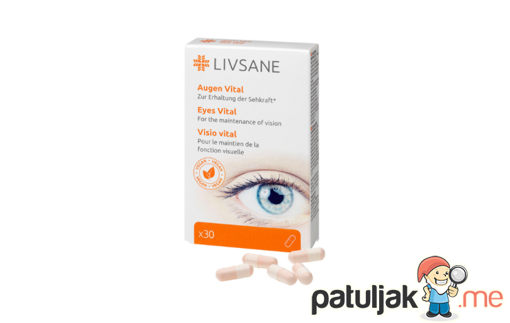 LIVSANE Vitamini za oči, 30 kapsula